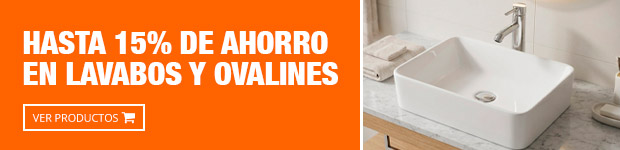 Ahorra hasta 15% en Lavabos y ovalines 