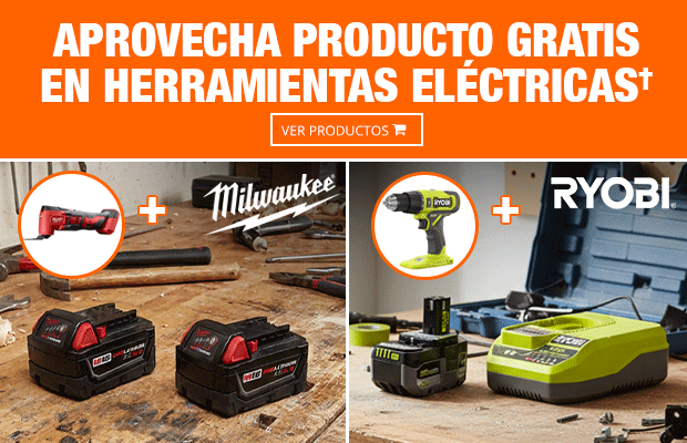 Llévate producto gratis al comprar herramienta†