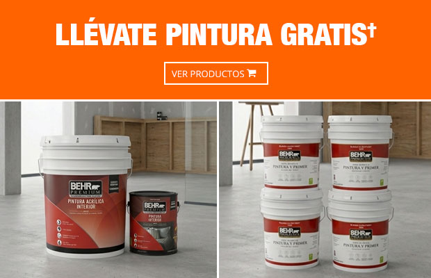 Llévate pintura gratis†