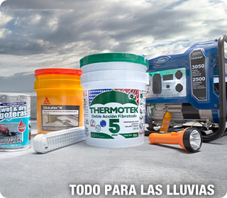 Prepárate con todo para las lluvias