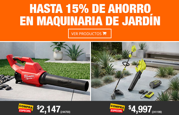Hasta 15% de ahorro en Maquinaria de Jardin - Ver productos