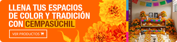 Llena tus espacios de color y tradición con cempasúchil