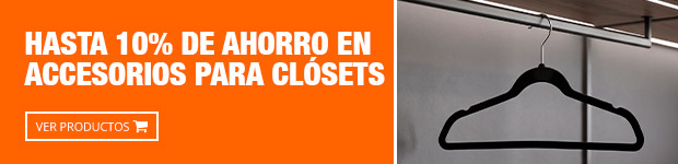 Ahorra hasta 10% en Accesorios para Clósets