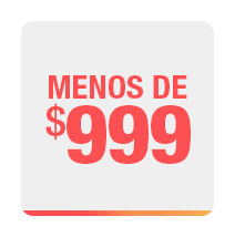 Menos de $999