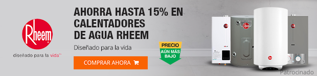 Rheem - AHORRA HASTA 10% EN CALENTADORES DE AGUA RHEEM